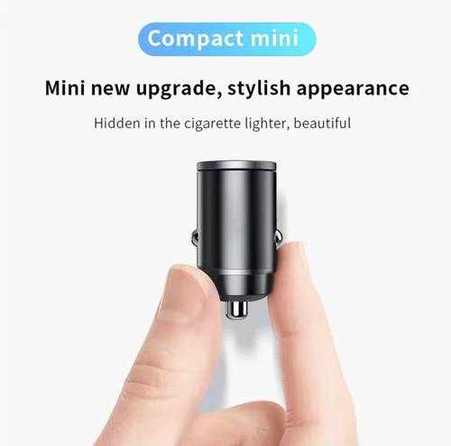 شاحن سيارة USB وType-C 100 واط / 200 واط QC3.0 PD – شحن سريع للآيفون وسامسونج وشاومي
