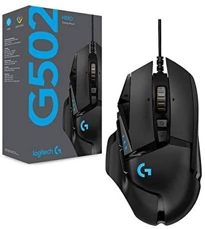 ماوس الالعاب G502 من لوجيتيك - اسود - 12 زر قابل للتحكم