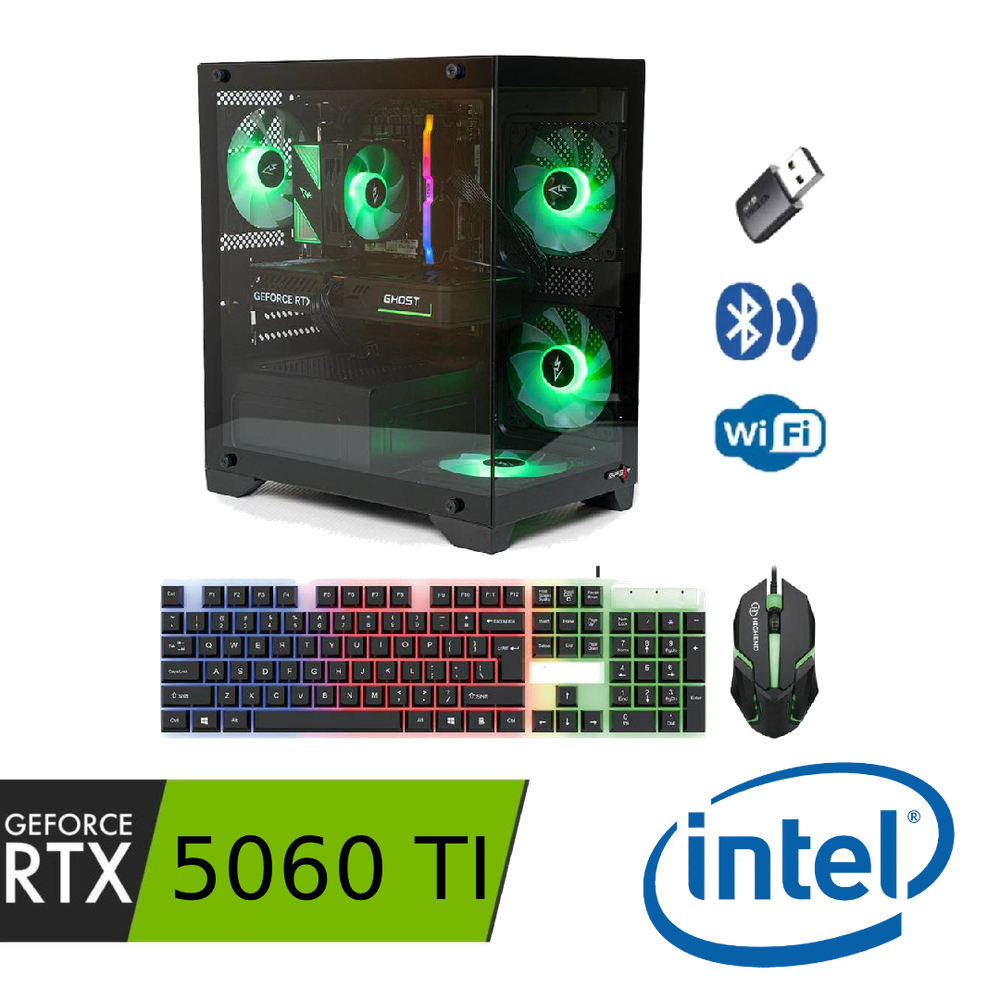 تجميعة بي سي قيمنق I7 12700F وكرت RTX 5060Ti