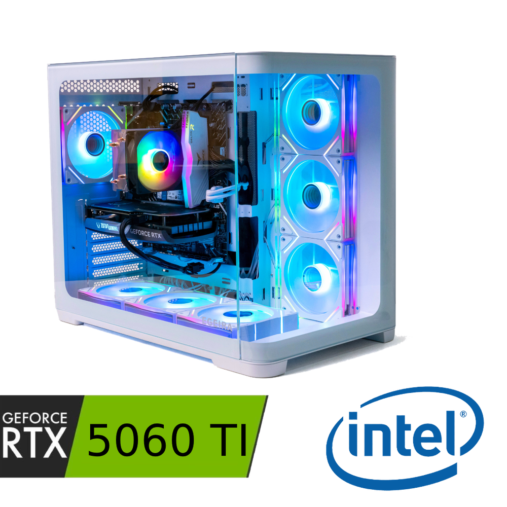 تجميعة بي سي قيمنق 5060Ti 8GB ومعالج Intel