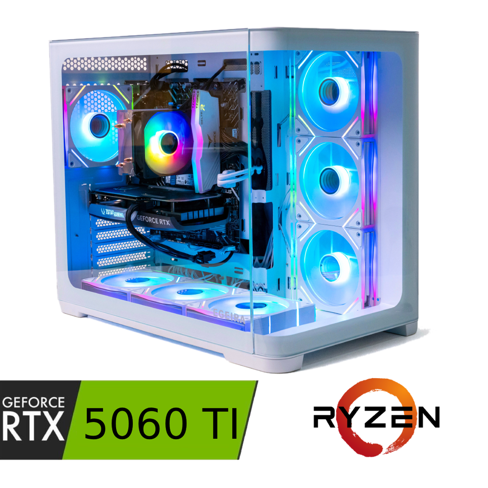 تجميعة بي سي قيمنق  5060Ti 8GB ومعالج Ryzan