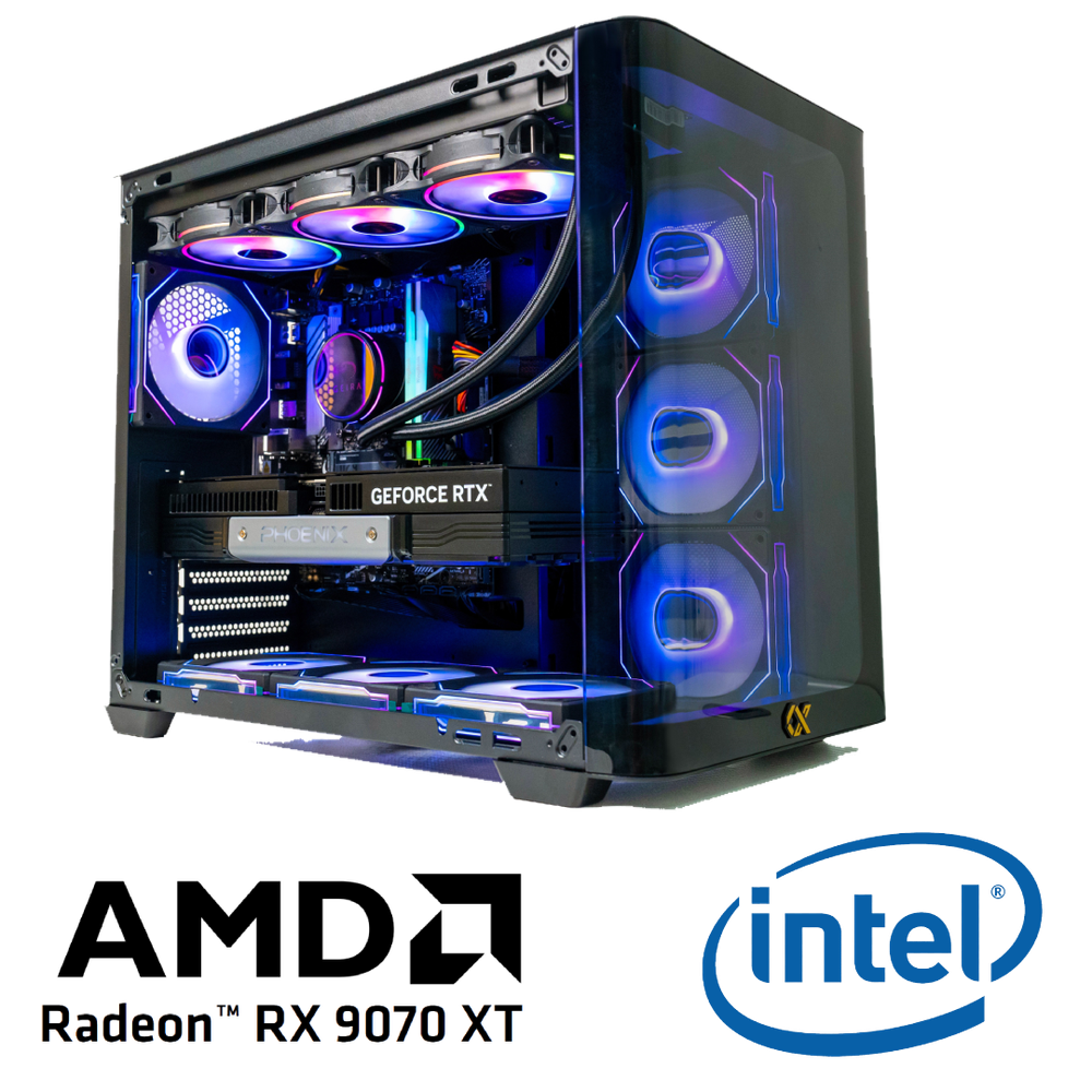 تجميعة بي سي قيمنق9070XT ومعالج Intel