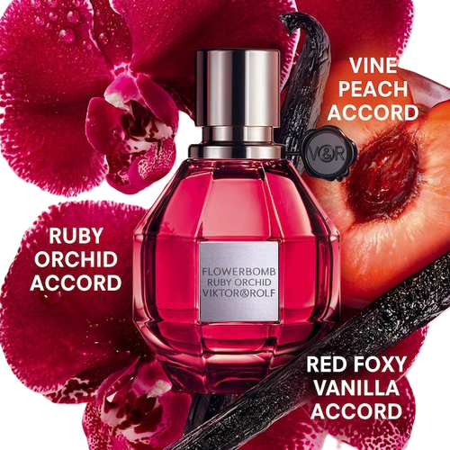 Viktor&Rolf Flowerbomb Ruby Orchid Eau de Parfum with Vanilla & Peach mini size 7 ml