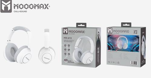 Moog Max MX613 Wireless Headphones, White