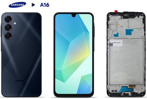 شاشة سامسونج Samsung A16 (SM-A165) اقتصادي مع فريم + OLED مع فريم