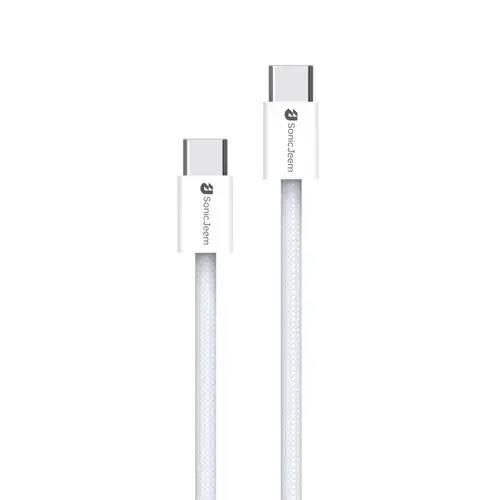 سلك  شاحن سونيك جيم فاست شارجينج 100W TYPE-C TO TYPE-C،