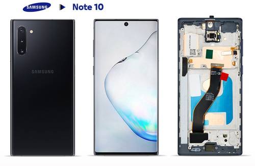 Samsung Note 10 screen