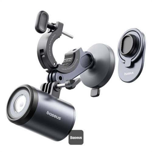 Baseus PrimeTrip 2-in-1 Bike Phone Holder with 600LM Dual Light - 4 Modes