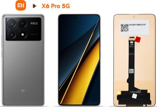 شاشة شاومي POCO X6 Pro 5G (موديل 2311DRK48G) اقتصادي Incell – خيار عملي بسعر مناسب مع ضمان