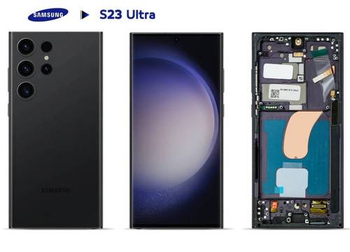 شاشة Samsung Galaxy S23 Ultra بفريم (OLED / AMOLED / وكالة أصلي) – جميعها تدعم البصمة
