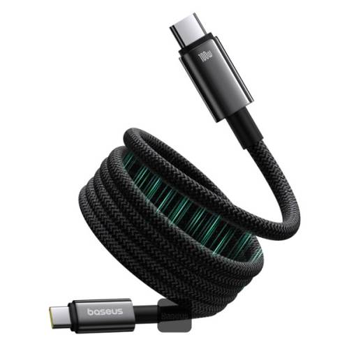Baseus Tungsten Gold Magnetic Anti-Tangle Type-C to Type-C Cable
