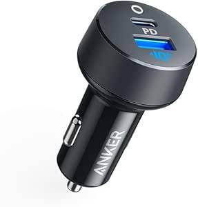 Anker 35W 2-Port USB C Car Charger with 20W Type-C and PowerIQ 2.0 15W PowerDrive PD for iPhone 12 11 X 8 Pixel 3 XL and More Multi