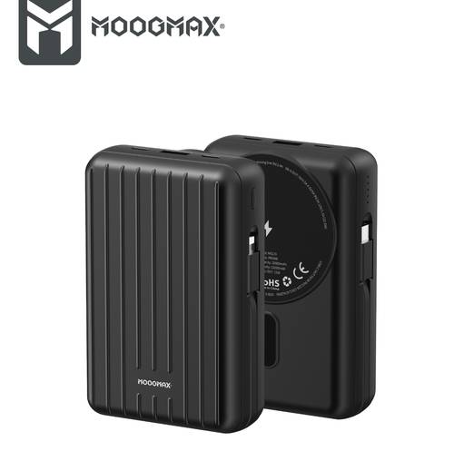 Moog Max 20mAh Wireless Power Bank Black