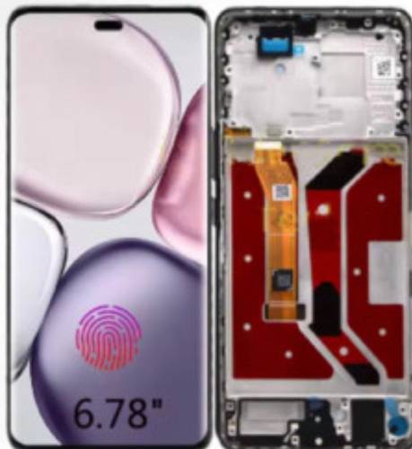 شاشة هونر X9C 5G أوليد مع فريم كامل تدعم البصمة – جودة عالية بديل أصلي | Honor X9C 5G OLED Screen With Frame