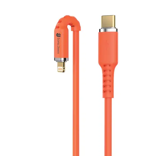 سلك شاحن سونيك جيم 100W PD TYPE-C TO LIGHTINING