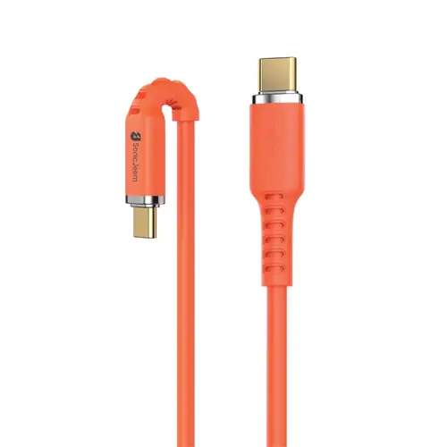 سلك شاحن سونيك جيم فاست شارجينج 100W TYPE-C TO TYPE-C،