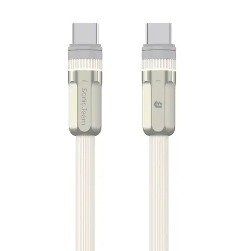 سلك شحن سونيك جيم فاست شارجينج 100W TYPE-C TO TYPE-C