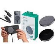 OKI MagLink Aura Magnetic Wireless Charger - Grey - LC-MC10