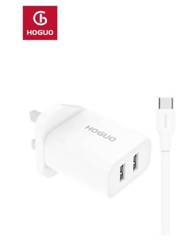 شاحن حائط سريع مع كابل مايكرو بقدرة 18 واط ومنفذ USB 