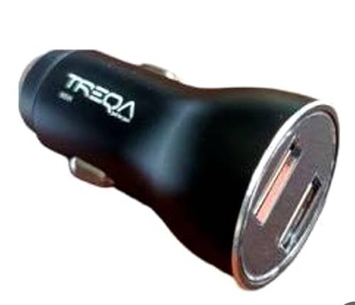 شاحن فيش سيارة بمنفذين USB يدعم الشحن السريع بقوة 85 واط