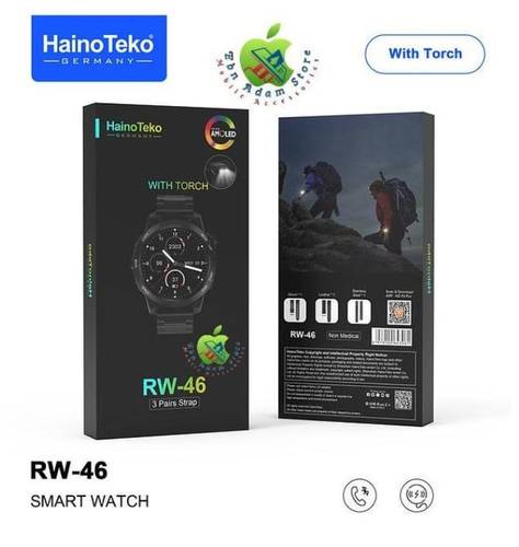 ساعة ذكية RW 46 شاشة كبيرة AMOLED من هاينو تيكو