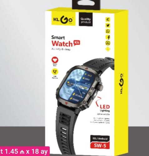 ساعة KLGO الذكية SW 5 الرياضية تدعم المكالمات اللاسلكية 