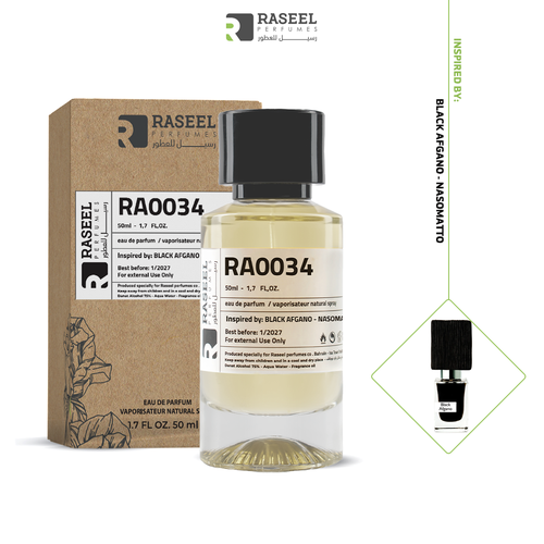RA0034 - Inspired by Black Afgano - Nasomatto - 50ml