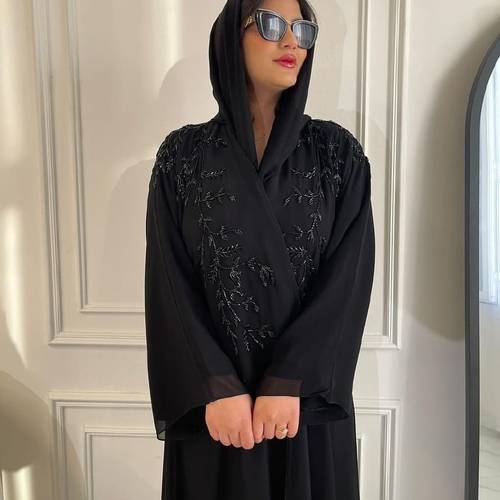 عباية شيفون ليزر