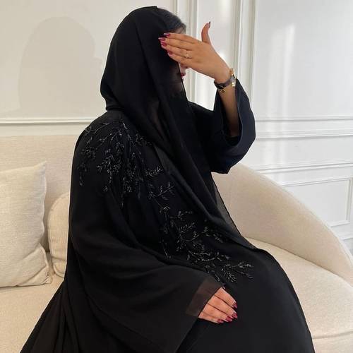 عباية شيفون ليزر