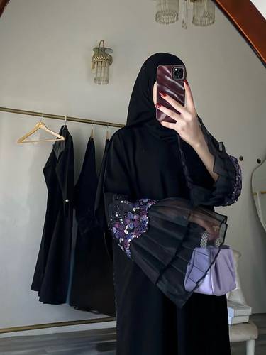 عباية ب اطراف كسرات 1421