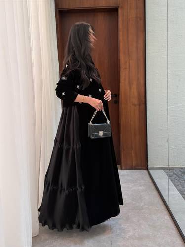 عباية شتوية بكسرات 1362