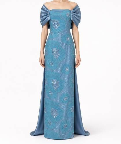 Azure Elegance Dress