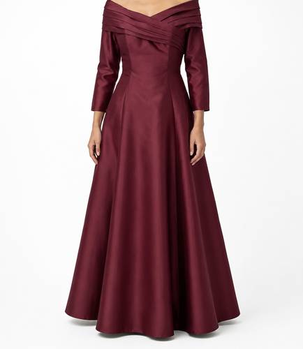 Classic Burgundy Dress