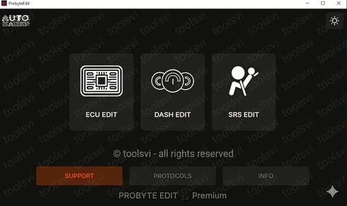 Probyte برنامج تعديل لجميع السيارات ,والشاحنات - -probyte editor for 90% cars and truck