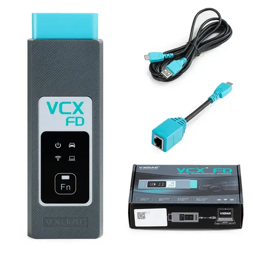 VXDIAG VCX FD الوحدة الرئيسية J2534 Passthru الأجهزة بدون ترخيص البرنامج يدعم بروتوكول DoIP CAN FD