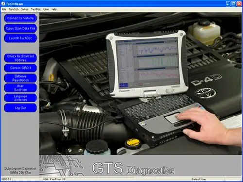 software diagnostic of TOYOTA Techstream last update one year 