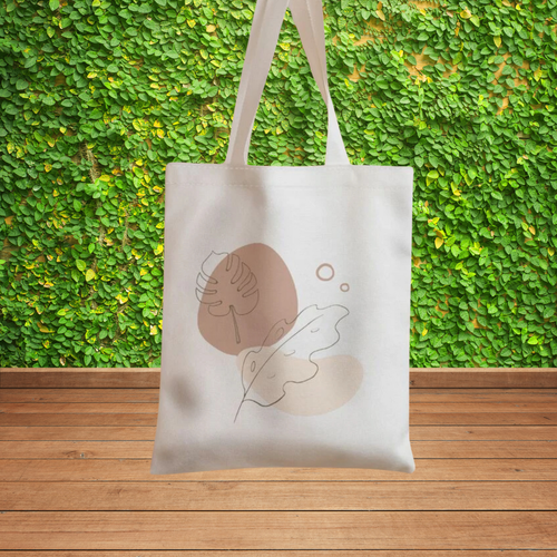 Leaf Design Tote Bag