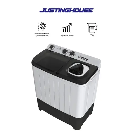  غسالة JUSTINGHOUSE جيستنج هاوس 9 كيلو حوضين 