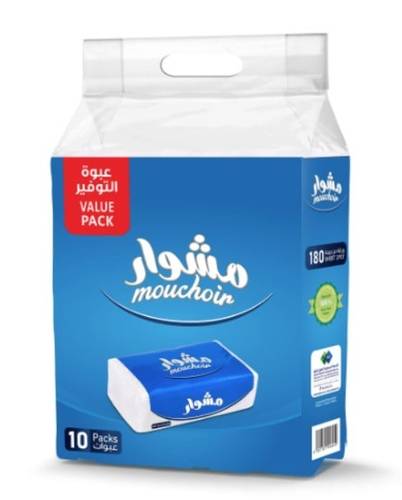 مشوار مناديل 160 منديل 10 حبة × 5 ربطة