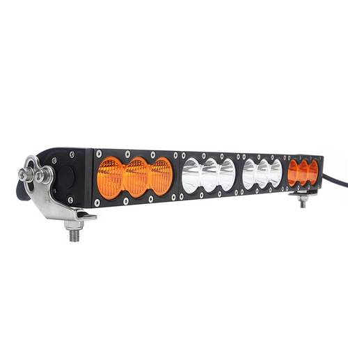 Orange LED Light Bar with Focused and Spread Beam