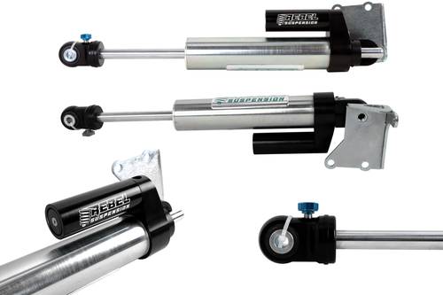 Steering Damper 2.25” for Jeep Wrangler JL by Rebel Suspension