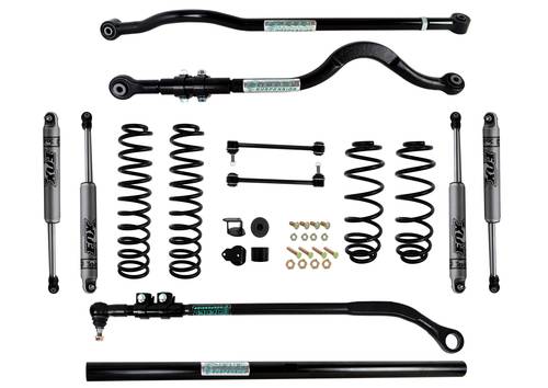 Lift Kit jk-مساعدات فوكس -تراك بار امامي وخلفي-تاي رود-دراج لينك