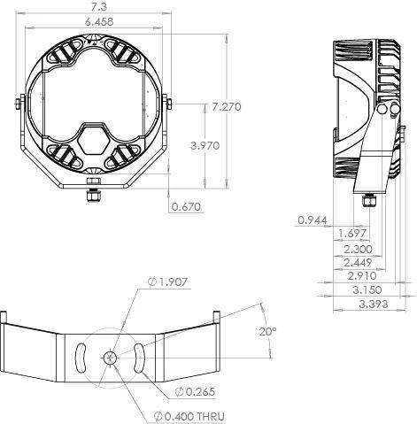 BAJA DESIGN LP6 Round LED Lights