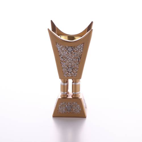 مبخرة  بتصميم يوناني-لون ذهبي