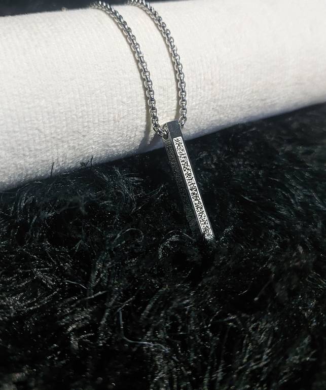 Ayet elkorsi silver Necklace