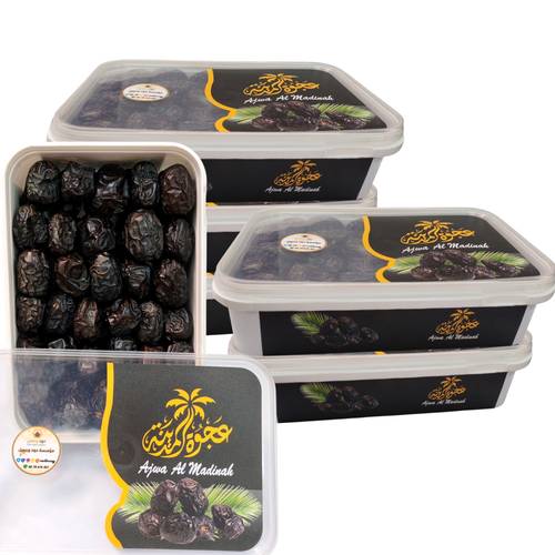 6 علب عجوة فاخرة ( 3 كيلو )