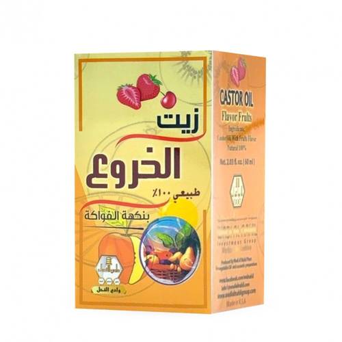زيت الخروع بنكهة الفواكه 60 مل