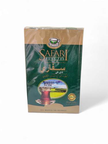 شاي سفاري اسود علبة كرتون - ناعم 225 جرام
