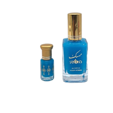 عطر مسك الباودر + دهن مسك الباودر ربع توله