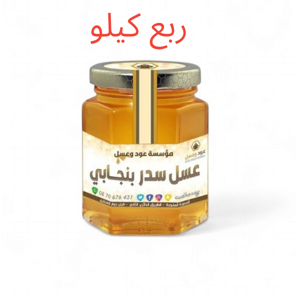 عسل سدر بنجابي طبيعي فاخر